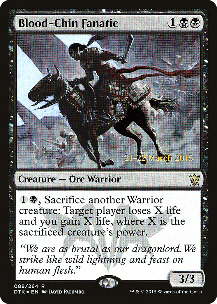 Blood-Chin Fanatic (088) Foil - Dragons of Tarkir Promos