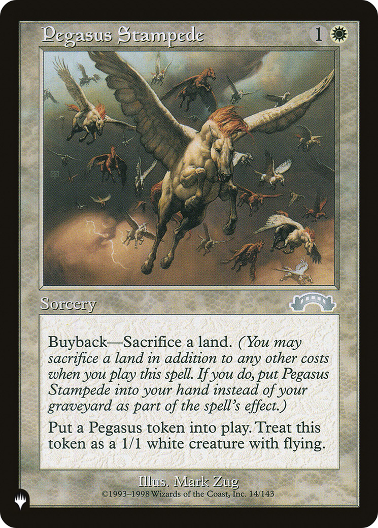 Pegasus Stampede (Retro) (EXO-14) - The List