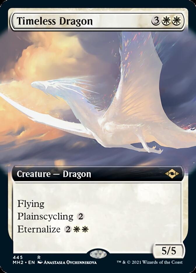 Timeless Dragon (Extended Art) [Modern Horizons 2] | Silver Goblin