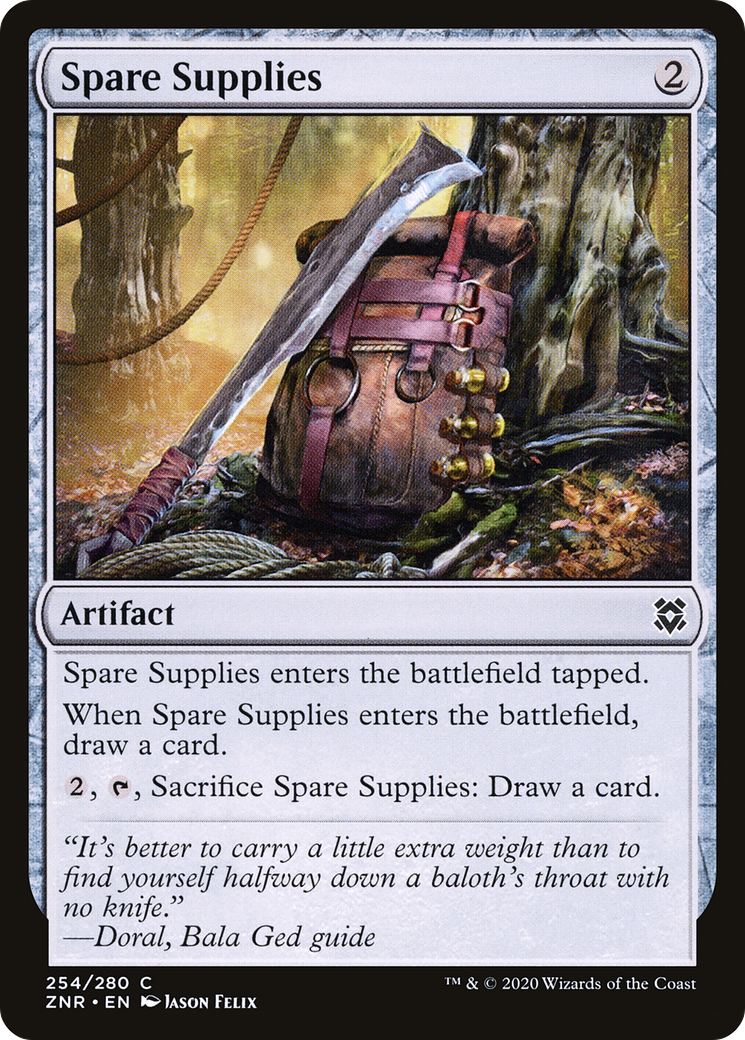 Spare Supplies [Zendikar Rising] | Silver Goblin