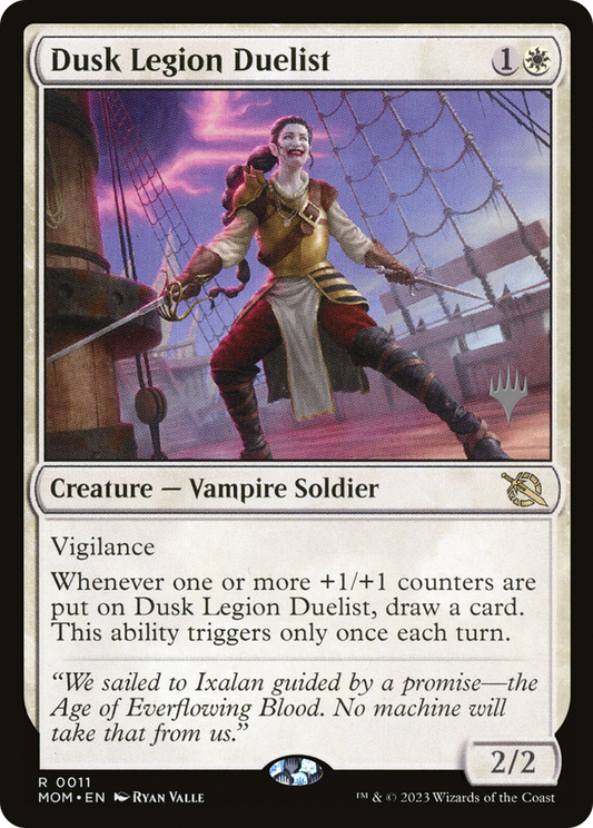 Dusk Legion Duelist (Promo Pack) [March of the Machine Promos] Foil