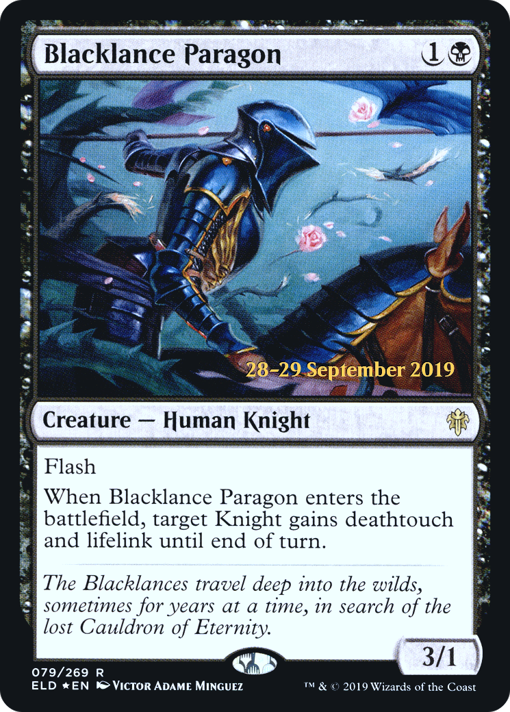Blacklance Paragon (079) Foil - Throne of Eldraine Promos