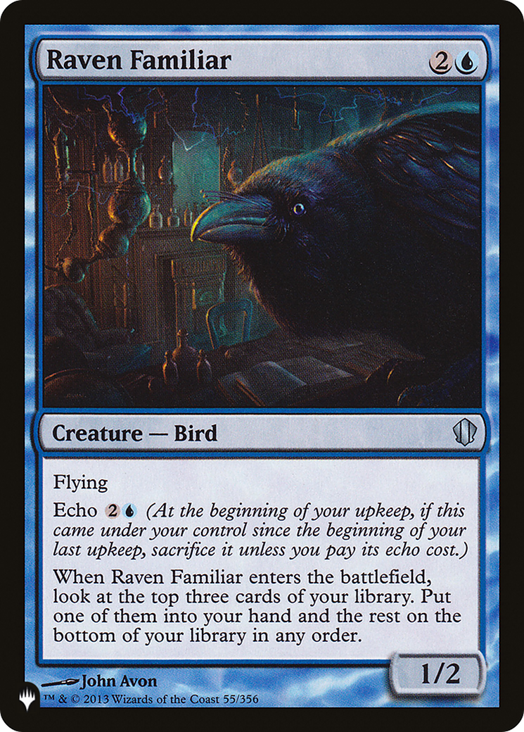 Raven Familiar (C13-55) - The List
