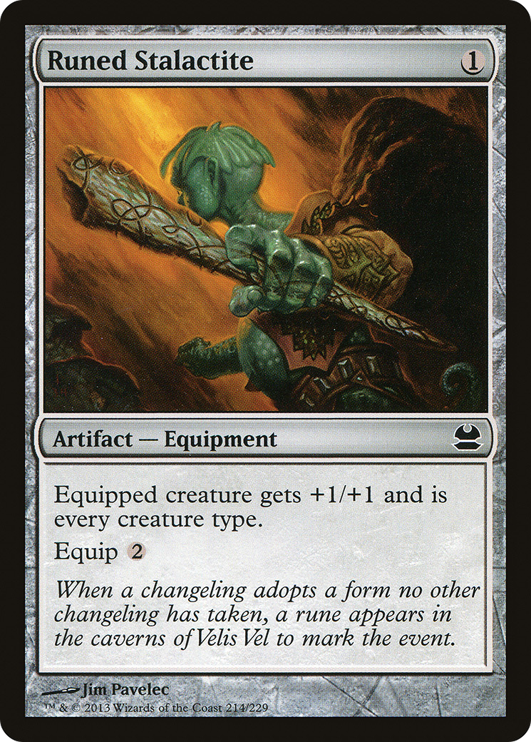 Runed Stalactite (214) Foil - Modern Masters