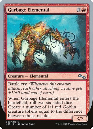 Garbage Elemental (C) [Unstable] Foil