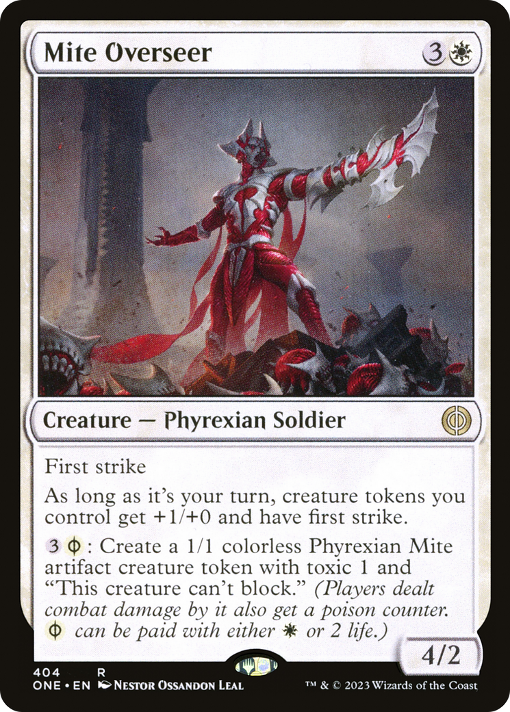Mite Overseer (404) Foil - Phyrexia: All Will Be One