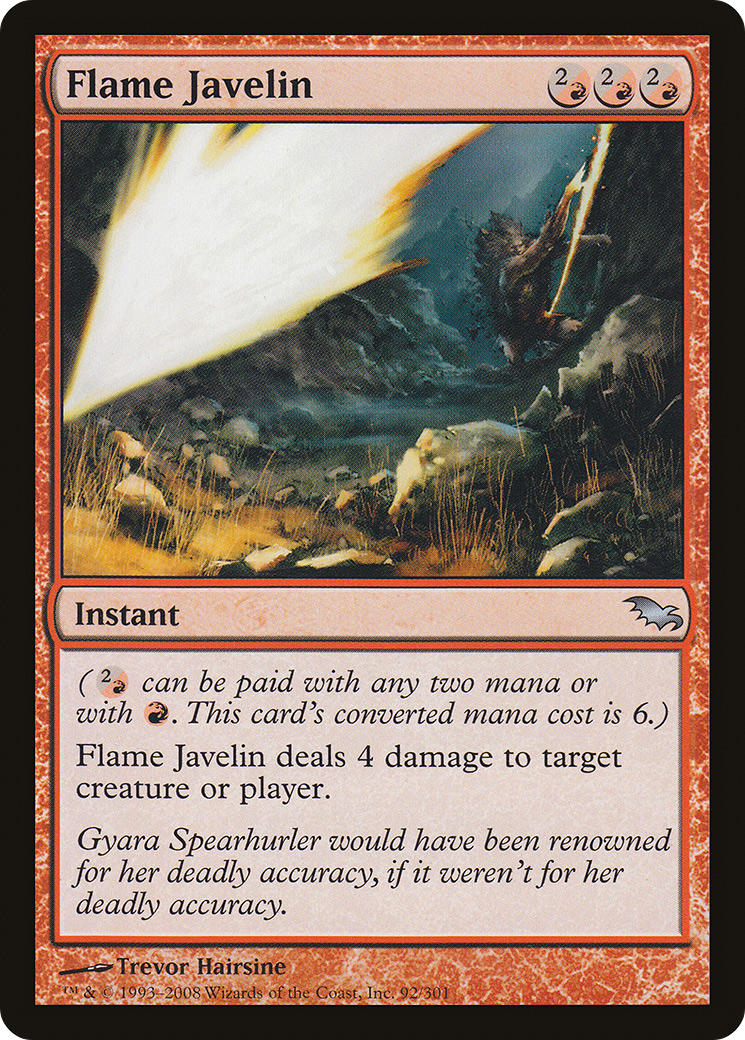 Flame Javelin (092) Foil - Shadowmoor