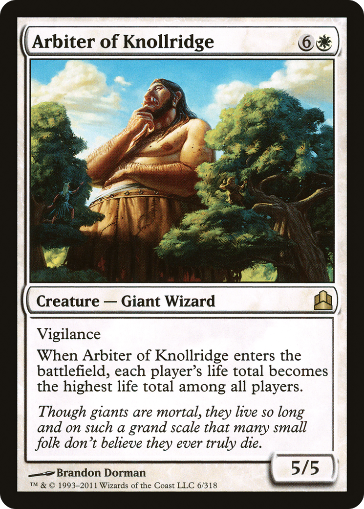 Arbiter of Knollridge (006) - Commander 2011