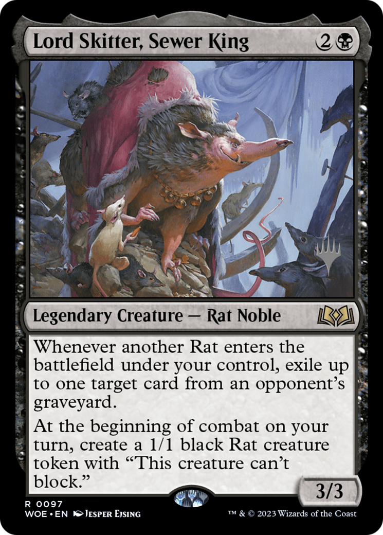 Lord Skitter, Sewer King (097) Foil - Wilds of Eldraine Promos