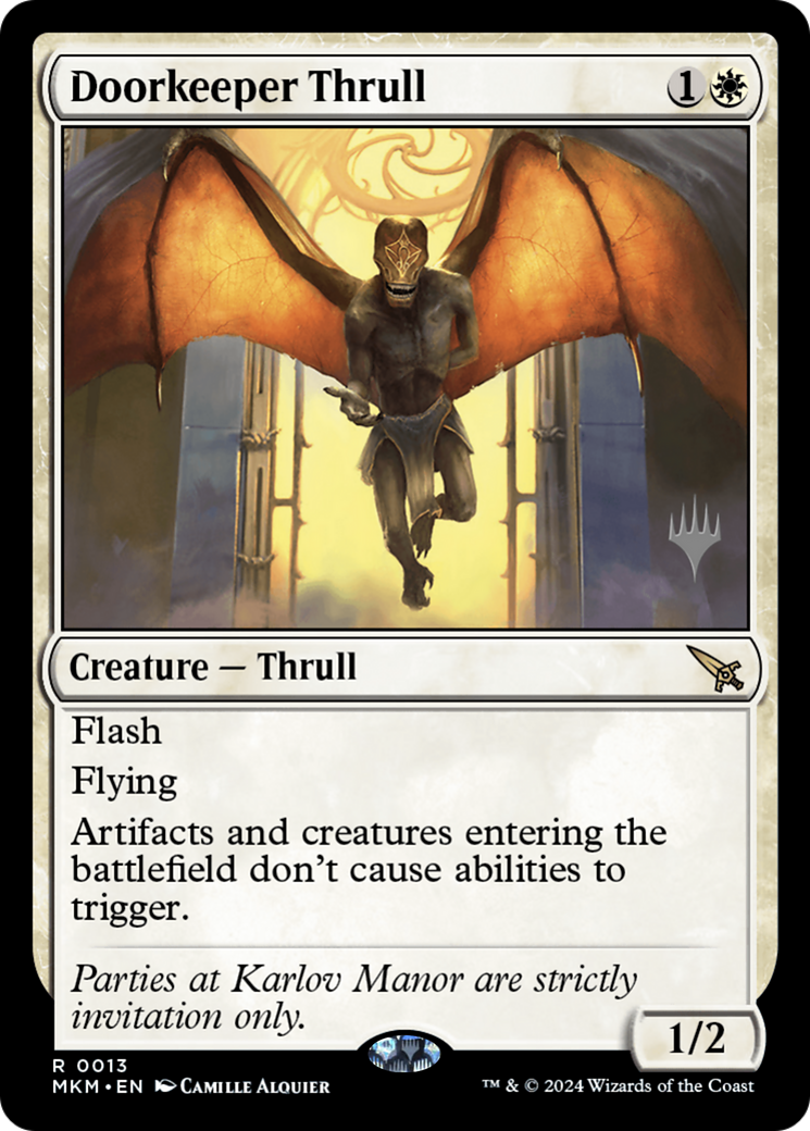 Doorkeeper Thrull (013) Foil - Murders at Karlov Manor Promos