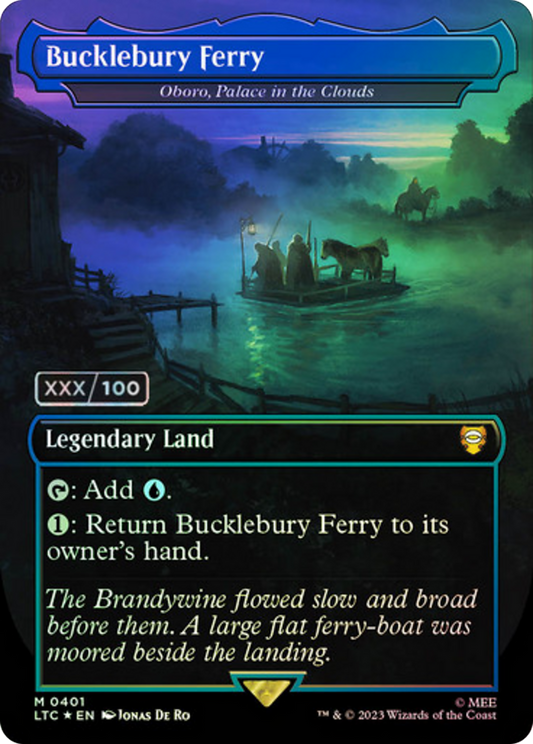 Bucklebury Ferry – Oboro, Palace in the Clouds (Serial Numbered) (401) Foil - Tales of Middle-earth Commander