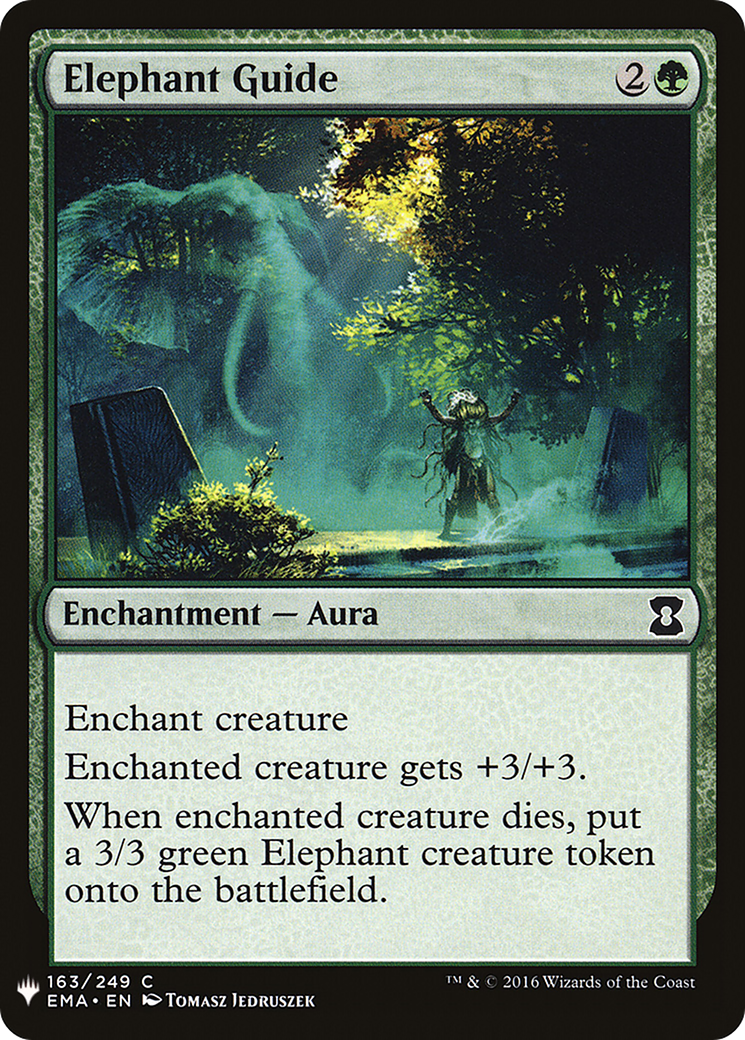 Elephant Guide (EMA-163) - The List