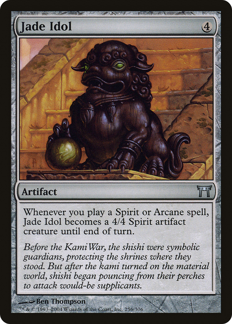 Jade Idol (256) Foil - Champions of Kamigawa