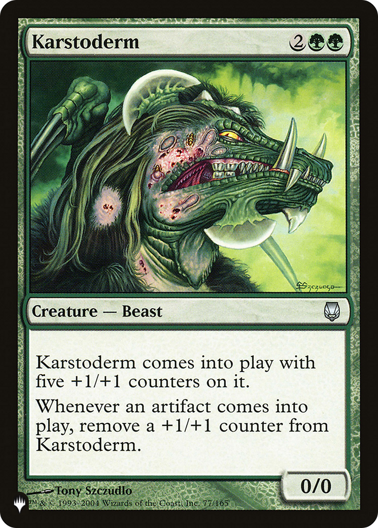 Karstoderm (DST-77) - The List