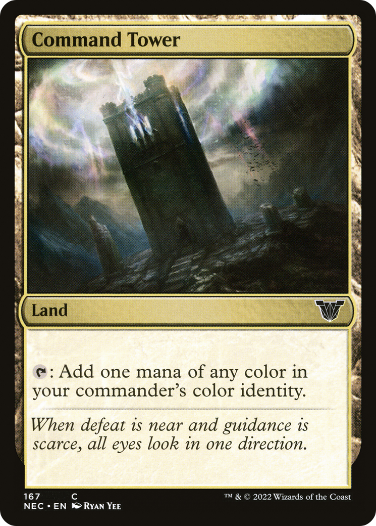 Command Tower (167) - Neon Dynasty Commander