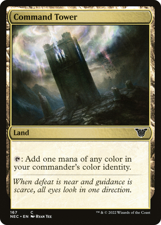 Command Tower (167) - Neon Dynasty Commander
