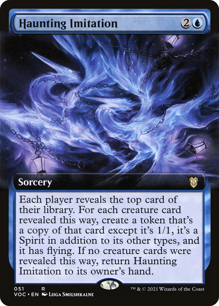 Haunting Imitation (Extended Art) (051) - Crimson Vow Commander