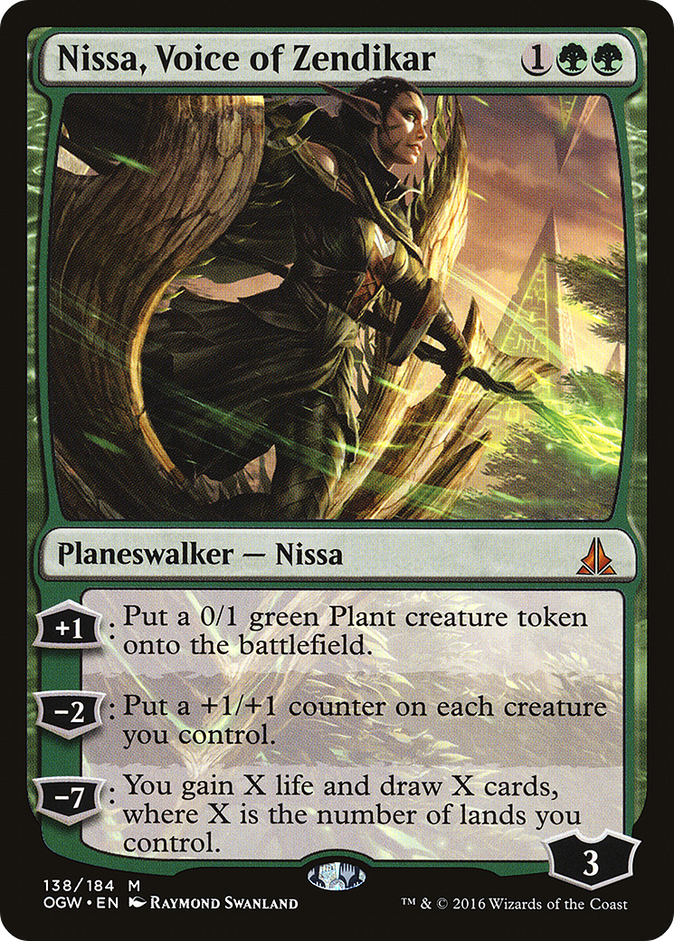 Nissa, Voice of Zendikar (138) Foil - Oath of the Gatewatch