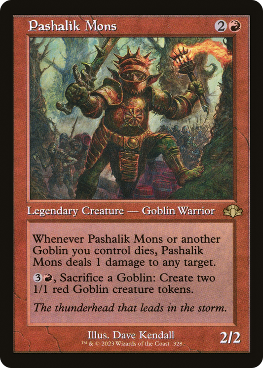 Pashalik Mons (Retro) [Dominaria Remastered] Foil