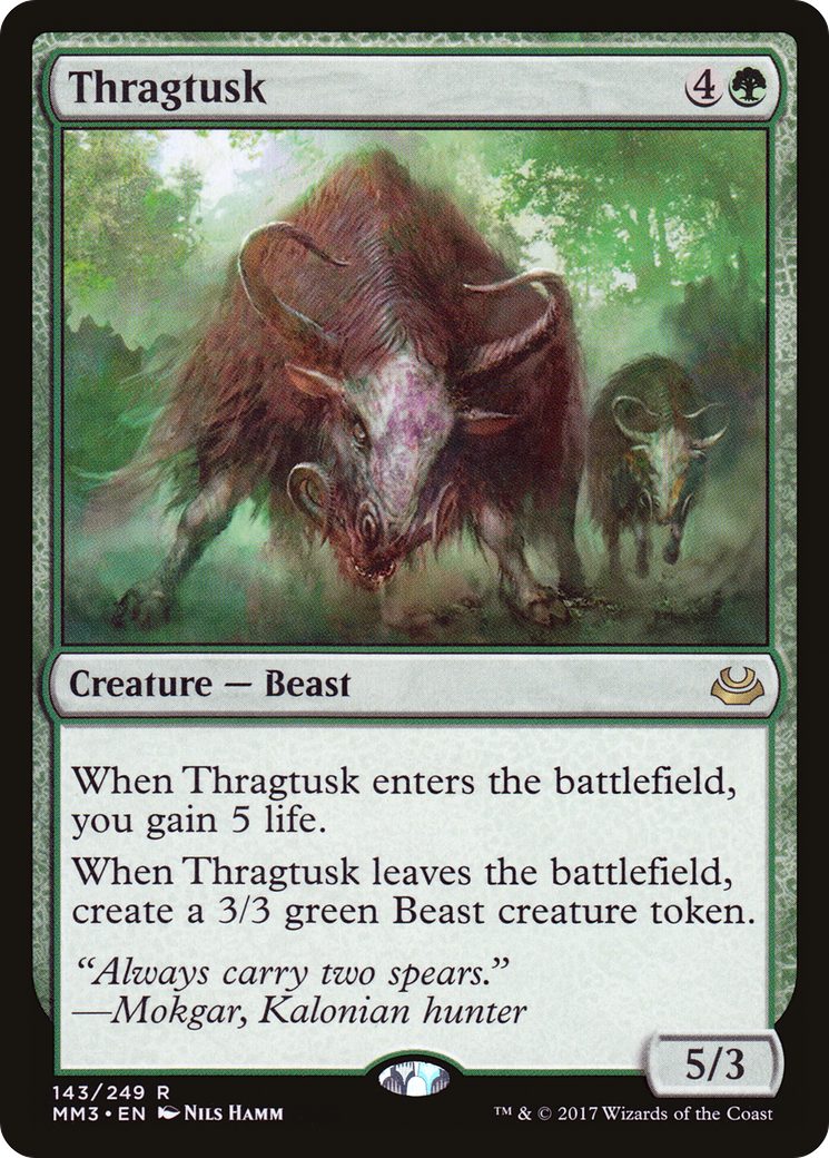 Thragtusk (143) Foil - Modern Masters 2017