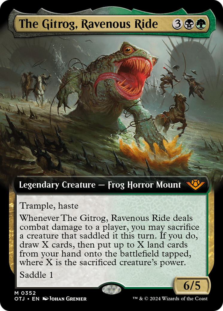 The Gitrog, Ravenous Ride (Extended Art) (352) - Outlaws of Thunder Junction