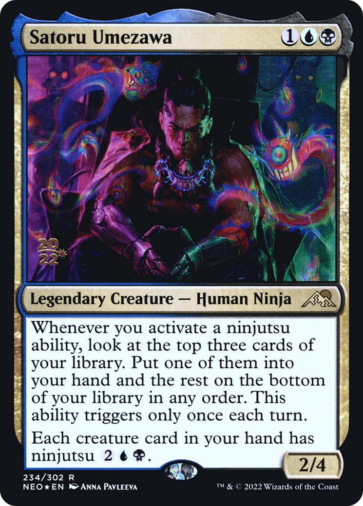 Satoru Umezawa (234s) Foil - Kamigawa: Neon Dynasty Promos