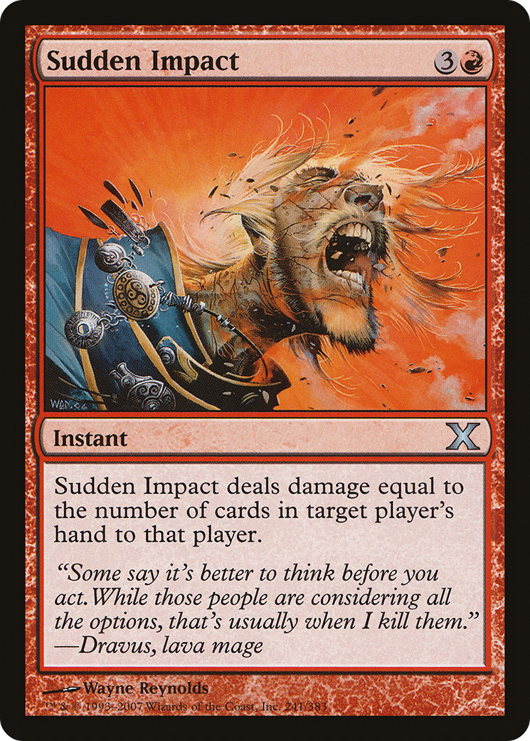 Sudden Impact (241) Foil - Tenth Edition