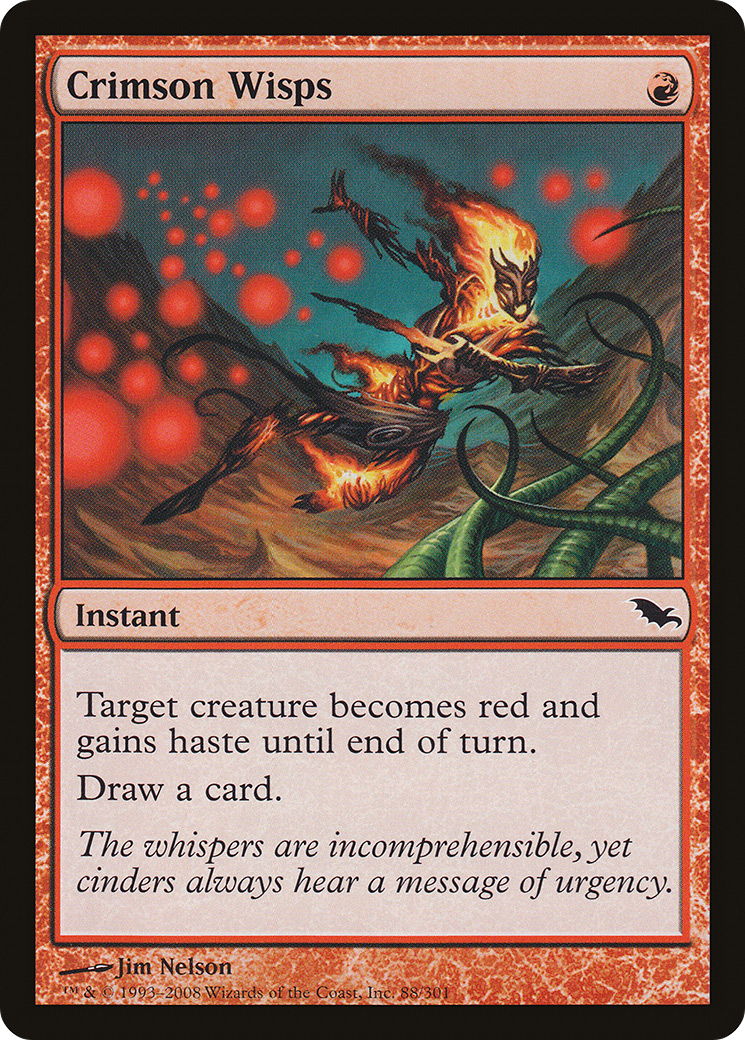 Crimson Wisps (088) Foil - Shadowmoor