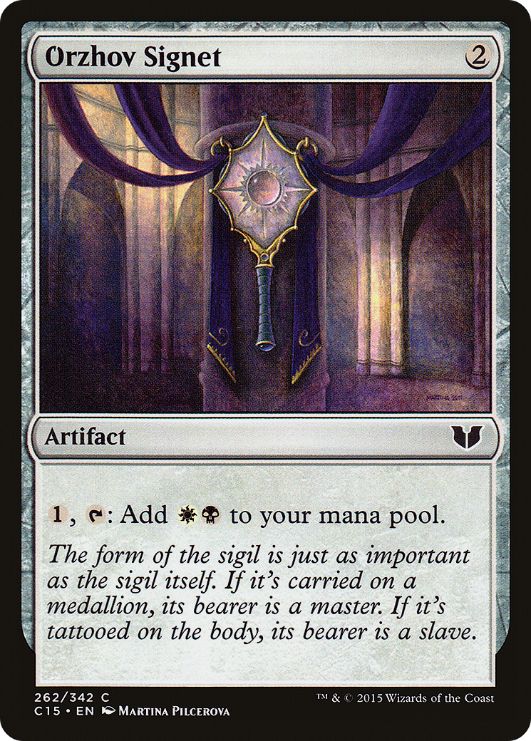 Orzhov Signet (262) - Commander 2015