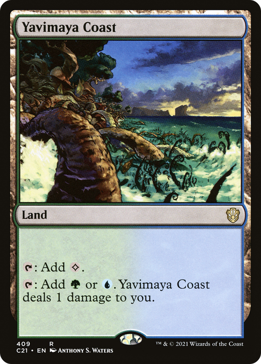 Yavimaya Coast (409) - Commander 2021