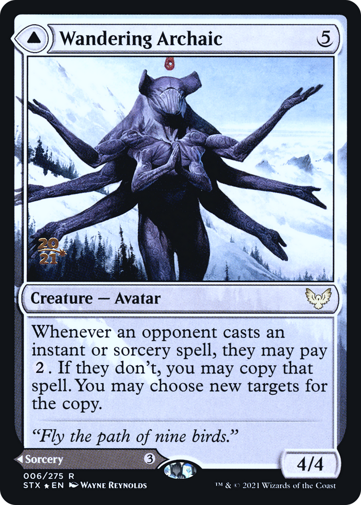 Wandering Archaic (006) Foil - Strixhaven: School of Mages Promos