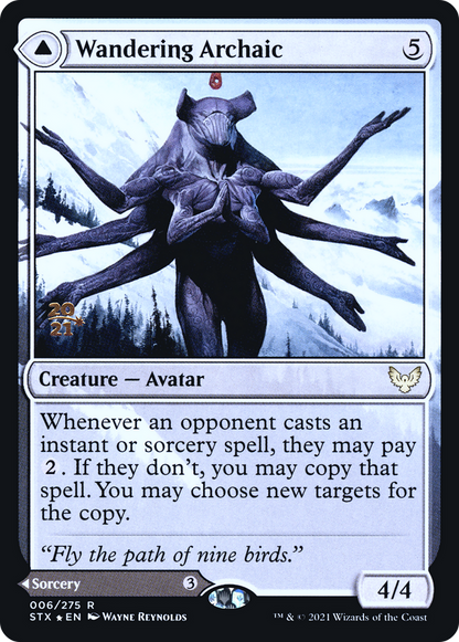 Wandering Archaic (006) Foil - Strixhaven: School of Mages Promos