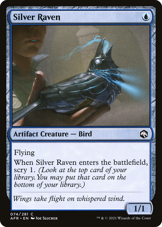 Silver Raven [Dungeons & Dragons: Adventures in the Forgotten Realms] Foil