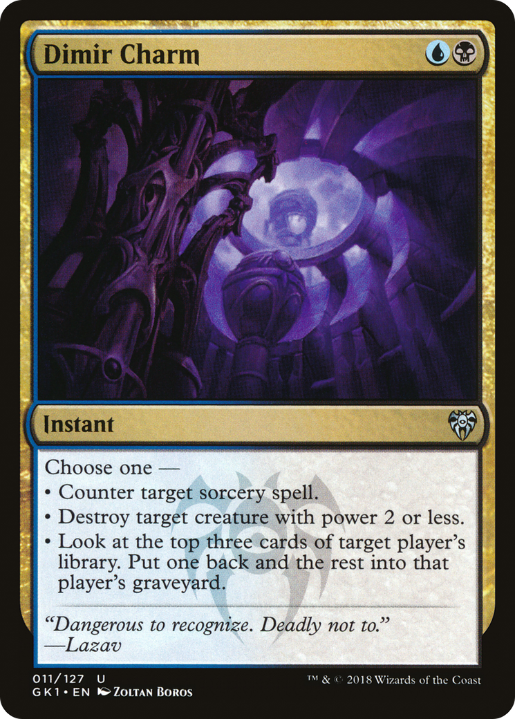 Dimir Charm (011) - GRN Guild Kit
