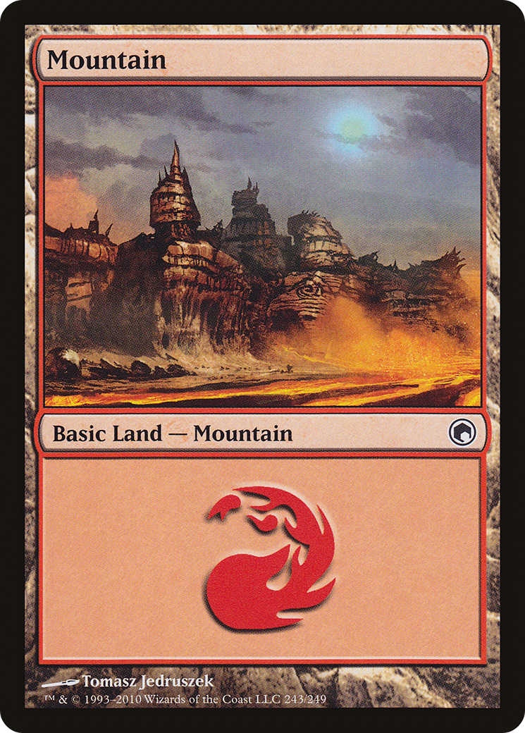 Mountain (243) - Scars of Mirrodin