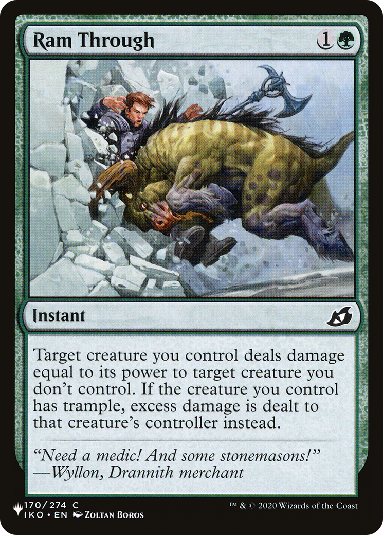 Ram Through (IKO-170) - The List