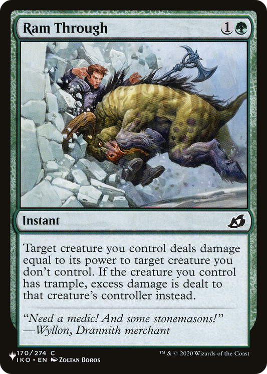Ram Through (IKO-170) - The List