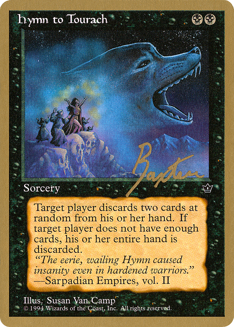 Hymn to Tourach (Wolf) - 1996 George Baxter (FEM) - Pro Tour Collector Set