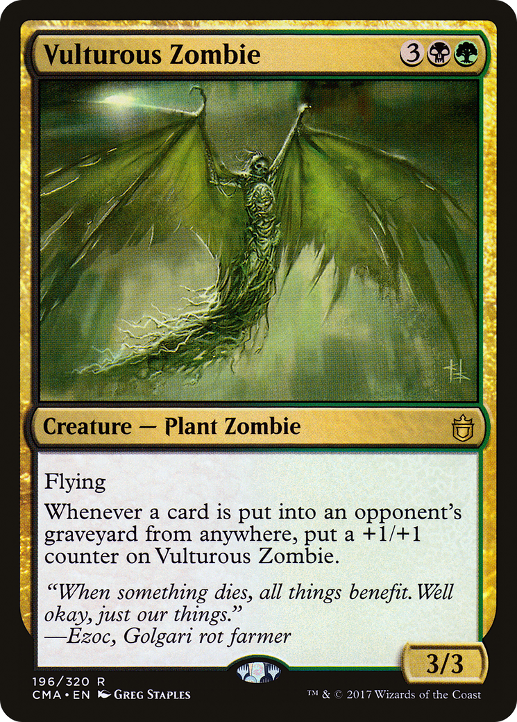 Vulturous Zombie (196) - Commander Anthology