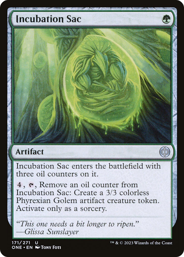Incubation Sac (171) - Phyrexia: All Will Be One