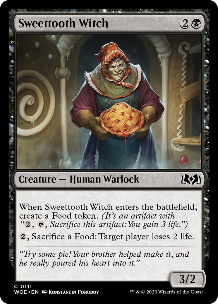 Sweettooth Witch (111) Foil - Wilds of Eldraine