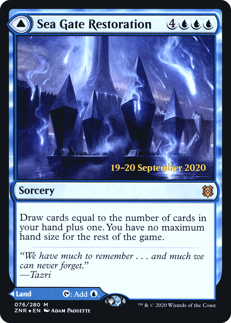 Sea Gate Restoration (076) Foil - Zendikar Rising Promos