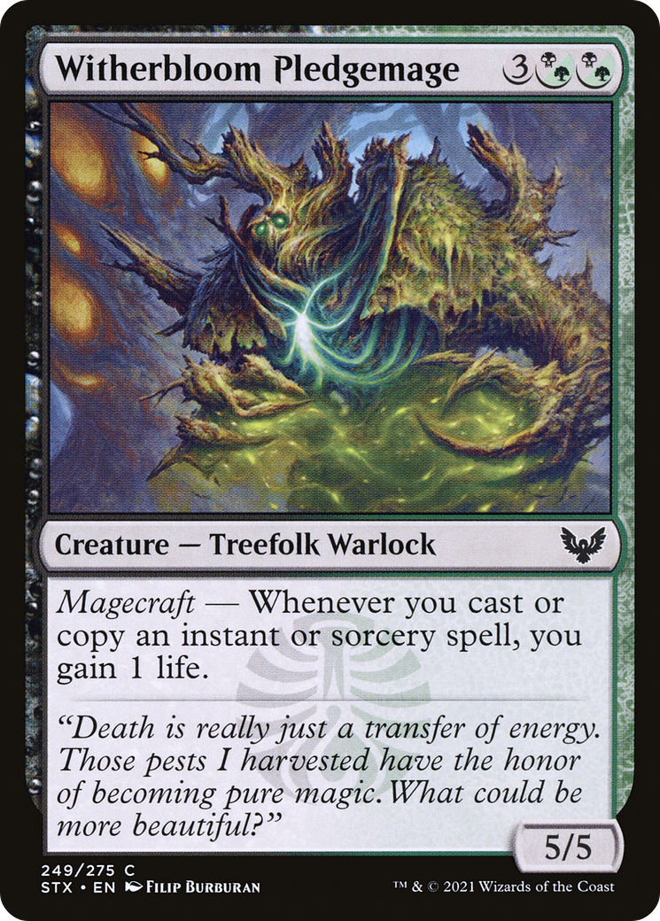 Witherbloom Pledgemage (249) Foil - Strixhaven: School of Mages