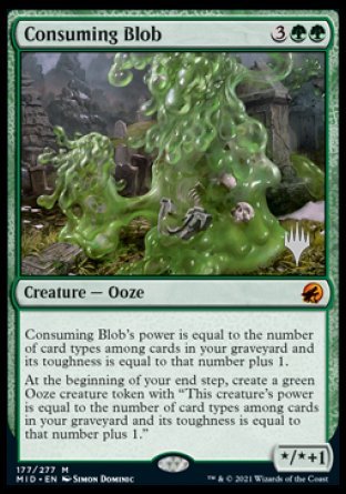 Consuming Blob (Promo Pack) [Innistrad: Midnight Hunt Promos] | Silver Goblin