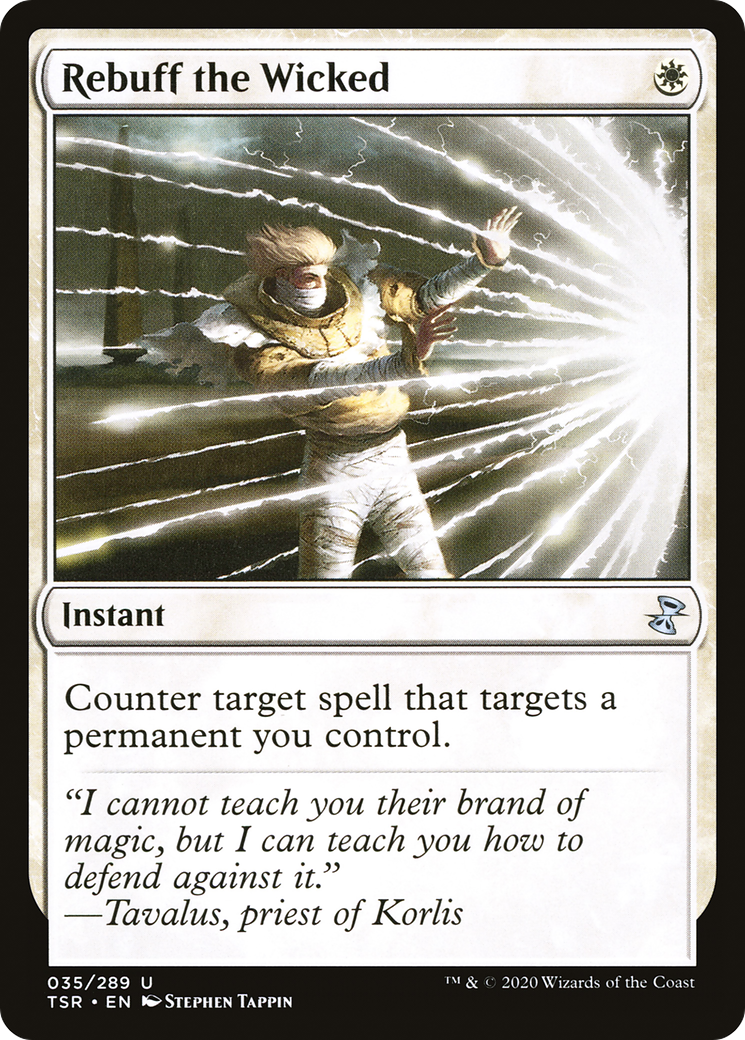 Rebuff the Wicked (035) Foil - Time Spiral Remastered