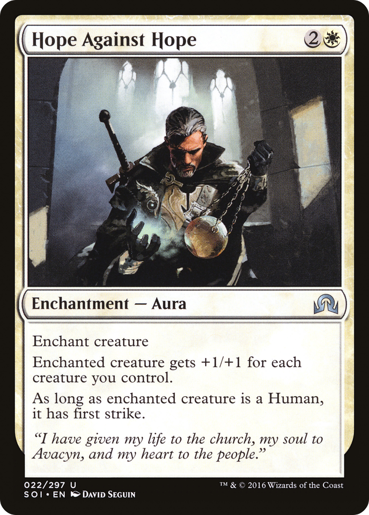 Hope Against Hope (022) Foil - Shadows over Innistrad