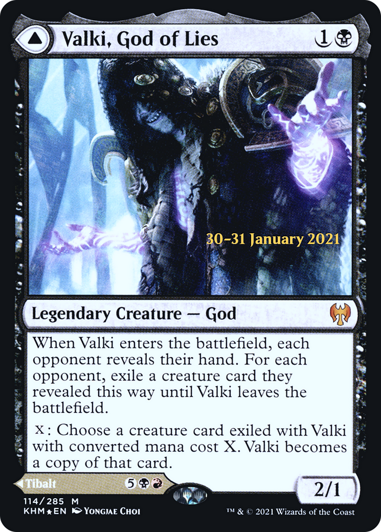 Valki, God of Lies // Tibalt, Cosmic Impostor [Kaldheim Prerelease Promos] | Silver Goblin