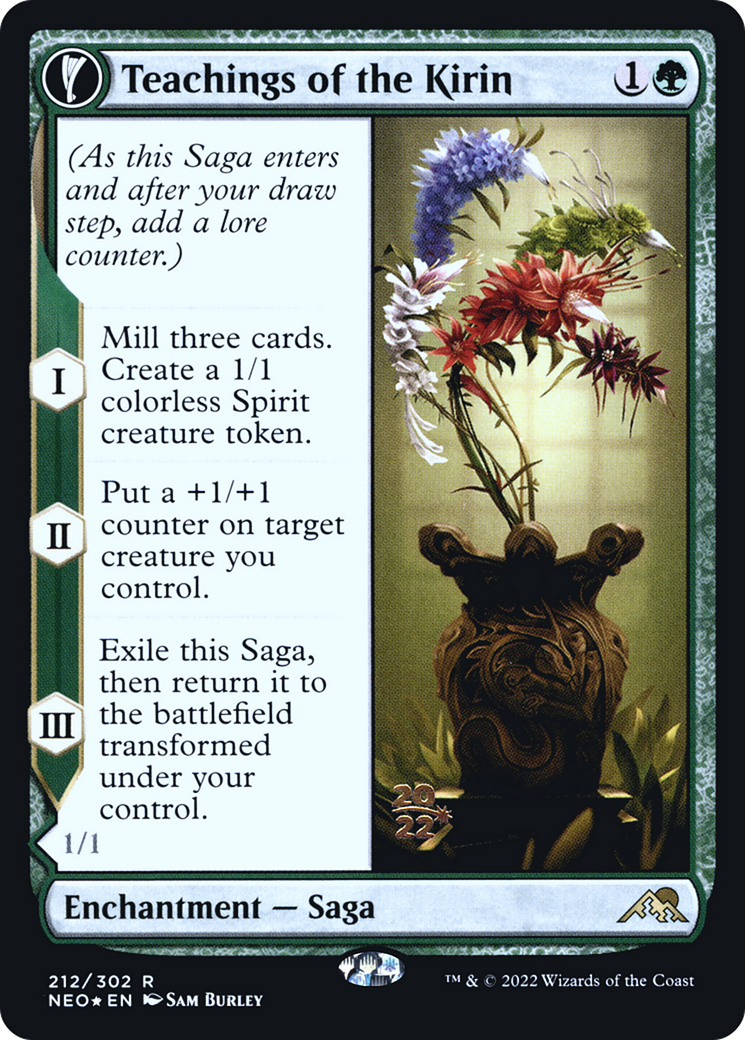 Teachings of the Kirin (212) Foil - Kamigawa: Neon Dynasty Promos