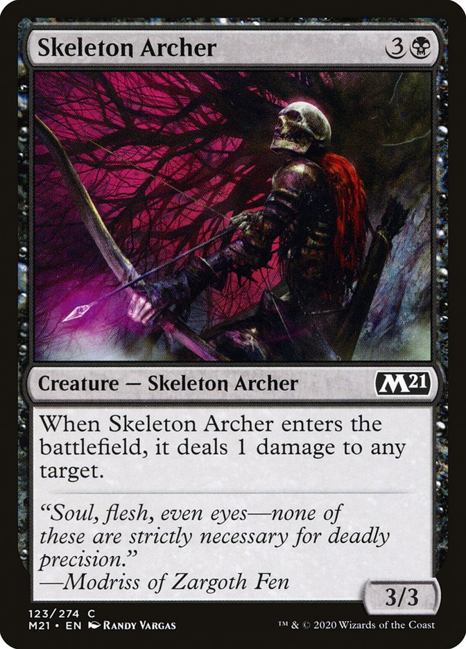 Skeleton Archer [Core Set 2021] | Silver Goblin