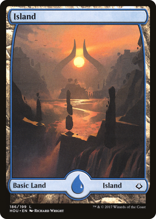 Island (186) [Hour of Devastation] Foil
